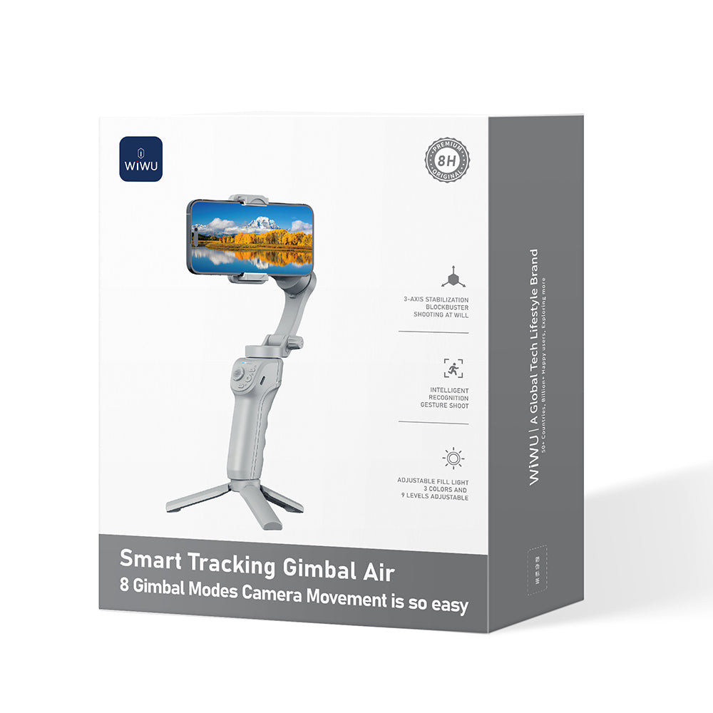 Wiwu Wi-SE017 3-Axis Yapay Zeka Destekli Çok Fonksiyonlu El Tipi Gimbal Stabilizatör Wiwu Wi-SE017 3-Axis Yapay Zeka Destekli Çok Fonksiyonlu El Tipi Gimbal Stabilizatör